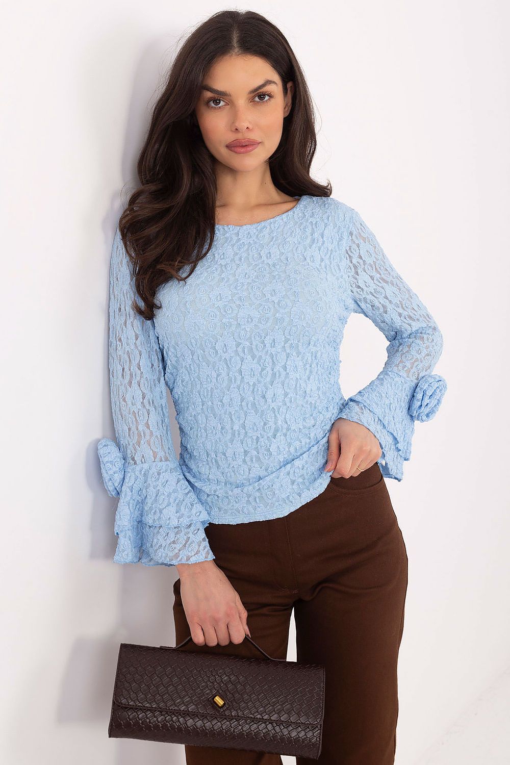  Blouse en dentelle model 222738 Italy Moda 