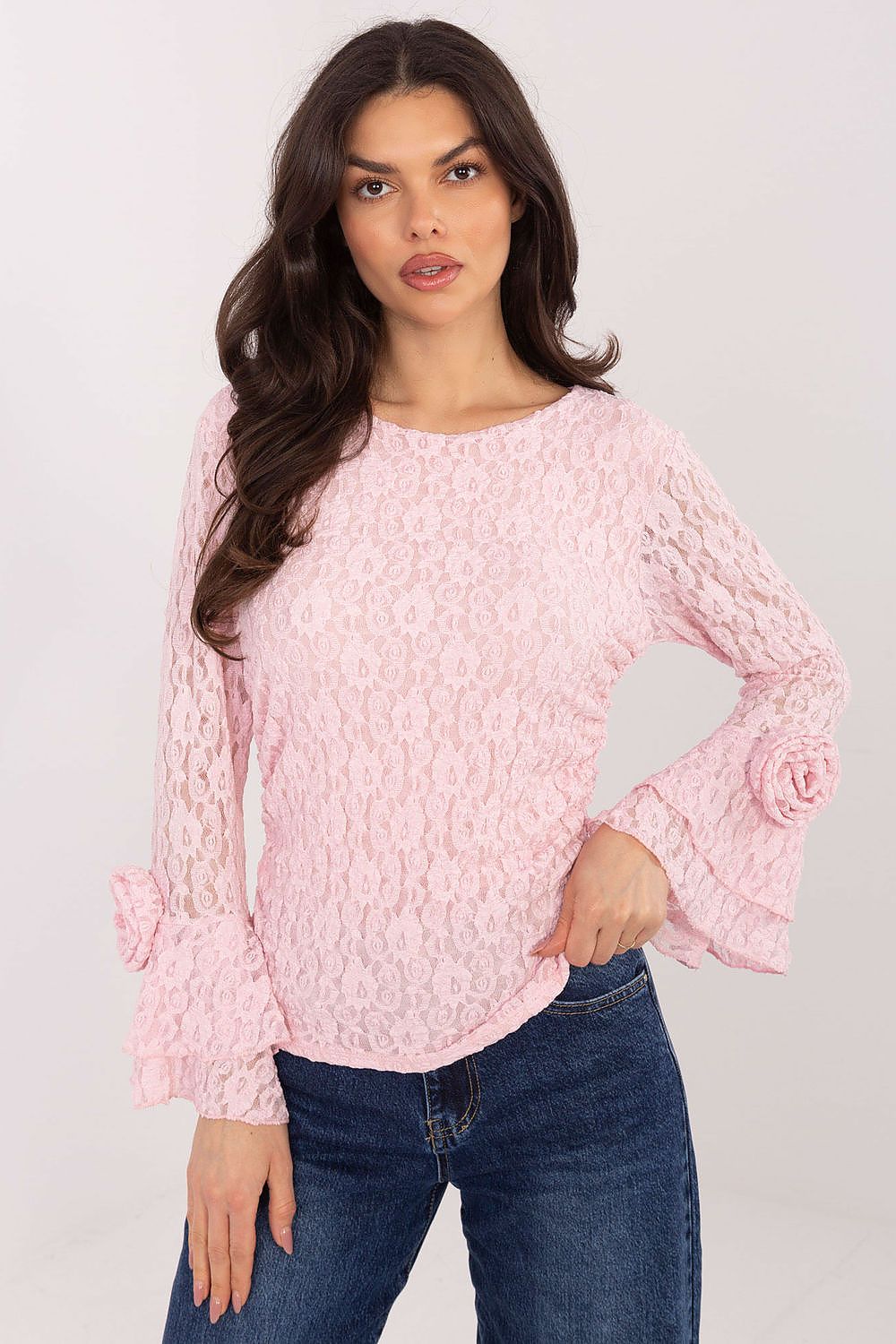  Blouse en dentelle model 222742 Italy Moda 